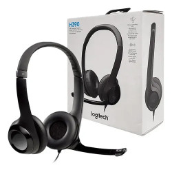 Diadema Logitech USB H390 Chat con Micrófono | Samtecno